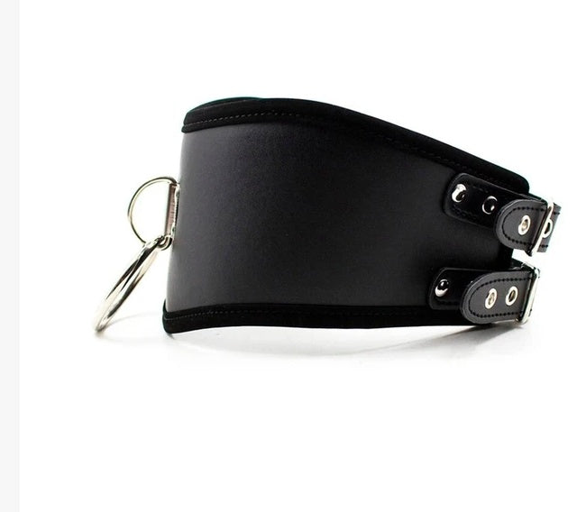 BDSM Bondage Kit Women Neck Collar Restraint Set Love Black Slave Hand Cuffs