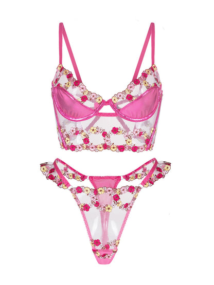 Amelia Petal Lingerie Set