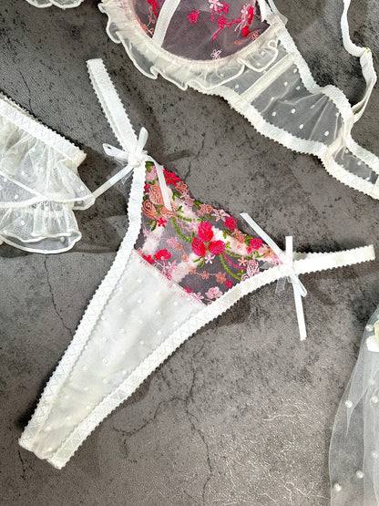 Emily Blossom Kiss Lingerie Set