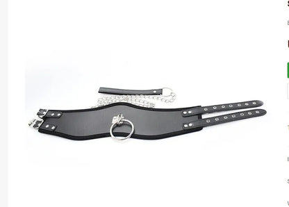 BDSM Bondage  Kit Women Neck Collar Restraint Set Love Black Slave Hand Cuffs