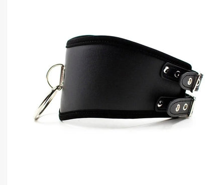 BDSM Bondage  Kit Women Neck Collar Restraint Set Love Black Slave Hand Cuffs